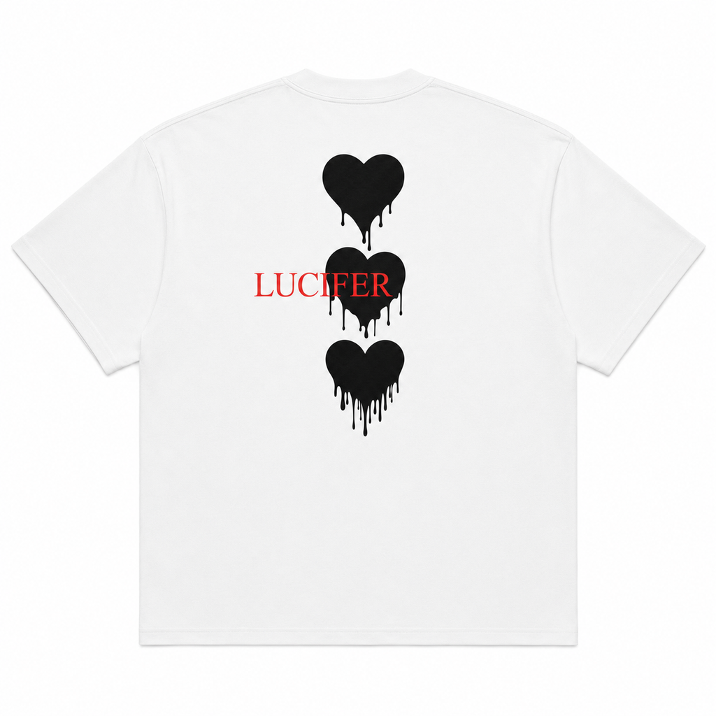 FALLEN HEART BLACK T-SHIRT