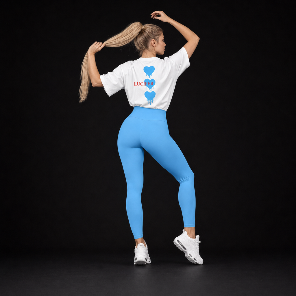FALLEN HEART BLUE T-SHIRT