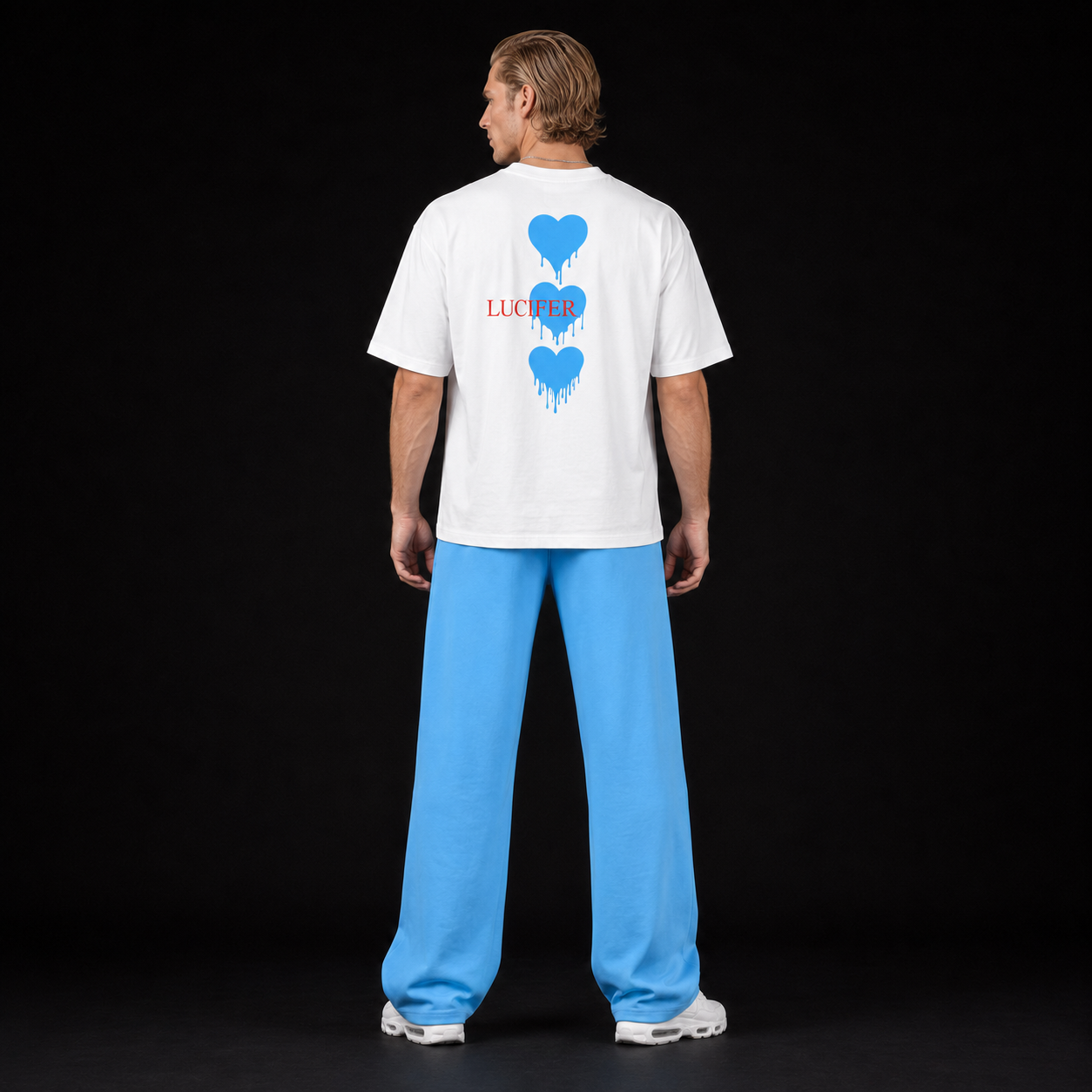 FALLEN HEART BLUE T-SHIRT