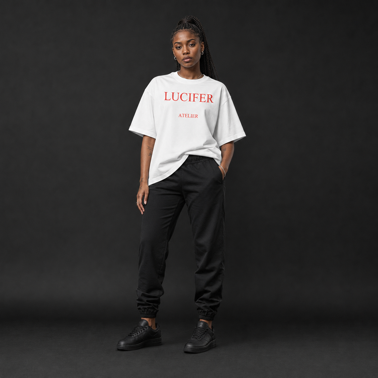 FALLEN HEART BLACK T-SHIRT
